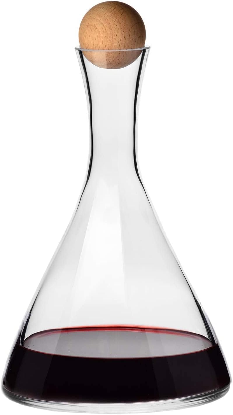 Vin Rouge Décanteur Carafe Verre | 1000 ML | Collection Avant-Garde | Parfait Pour La Maison, Les Restaurants Et Les Fêtes | Va Au Lave-Vaisselle
