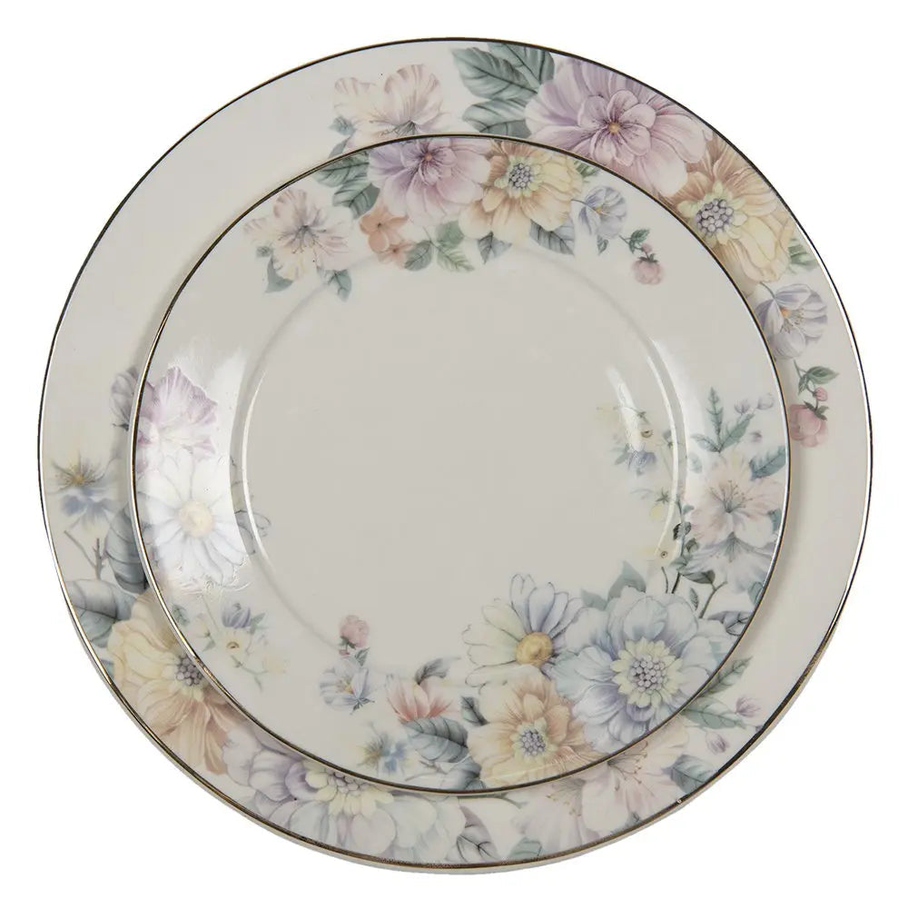 Assiette de présentation dorée Ø 33 cm — table gastronomique Zistyhome