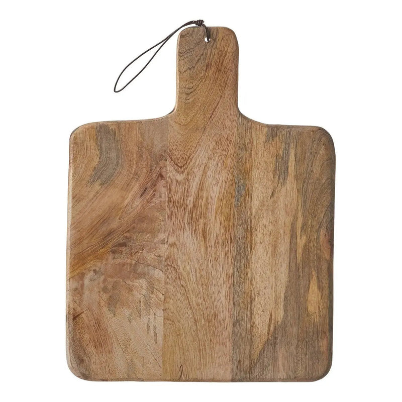 Planche à découper en teck naturel — service charcuterie et fromage Zistyhome