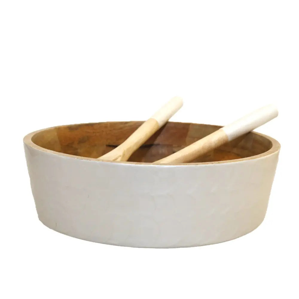 Assiette à salade en céramique naturelle — collection Côa Zistyhome