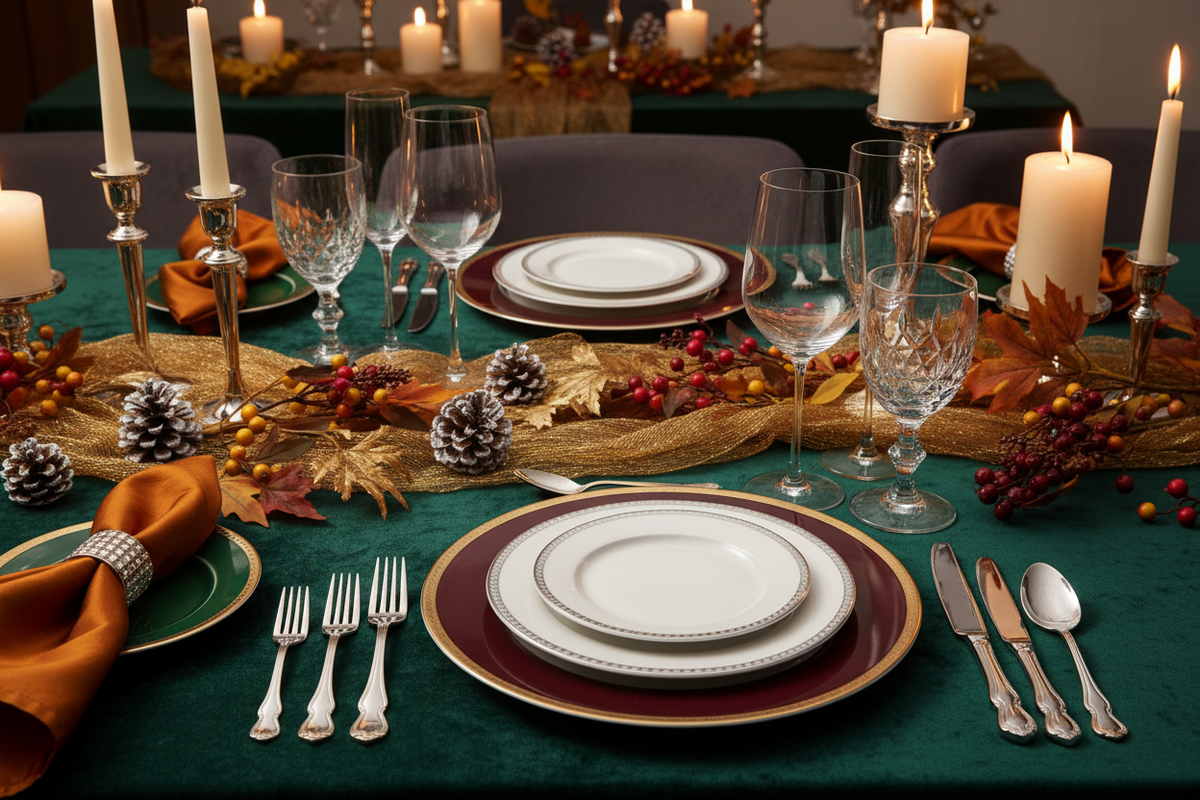Une table chaleureuse