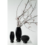 Petit vase moderne, design innovant, dos en verre haut de gamme. RUD15ZW