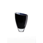 Elegant modern dark blue glass vase, BULED25IB, 9mm luxury glass
