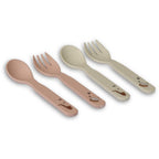 Ensemble de couverts Carl en bioplastique (PLA) 4 pcs.