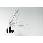 Vase boule design innovant, verre noir, RUD00_Luxury Edition