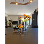Modern-classic luxury vase, elegant design, LENOX 30 SILVER