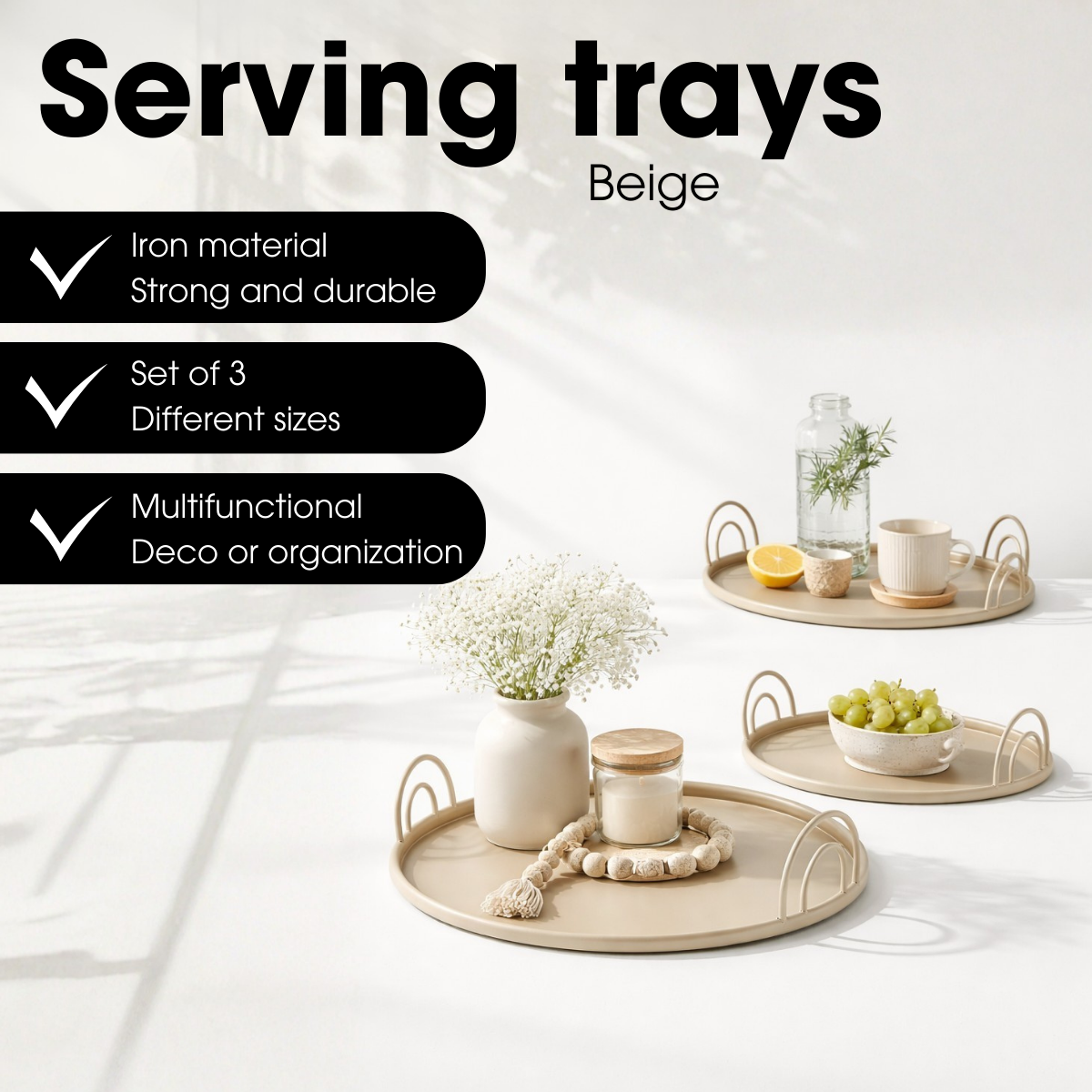 Plateau Beige Beige