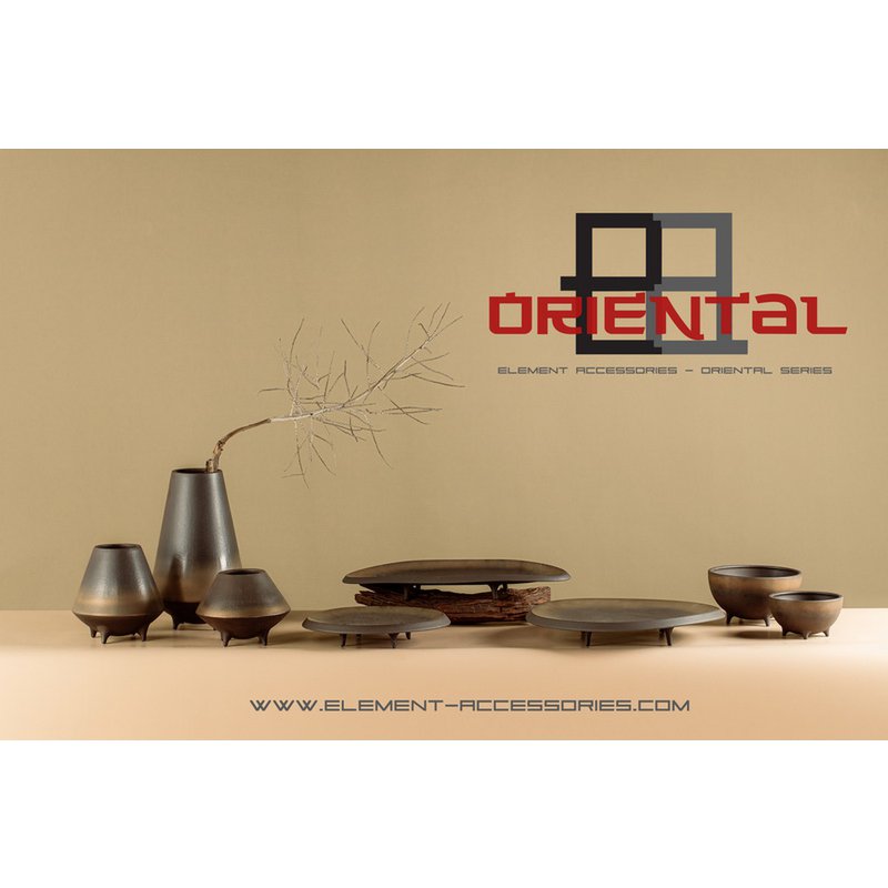 NouveauGrande assiette haut de gamme en céramique moderne East+West OTA07