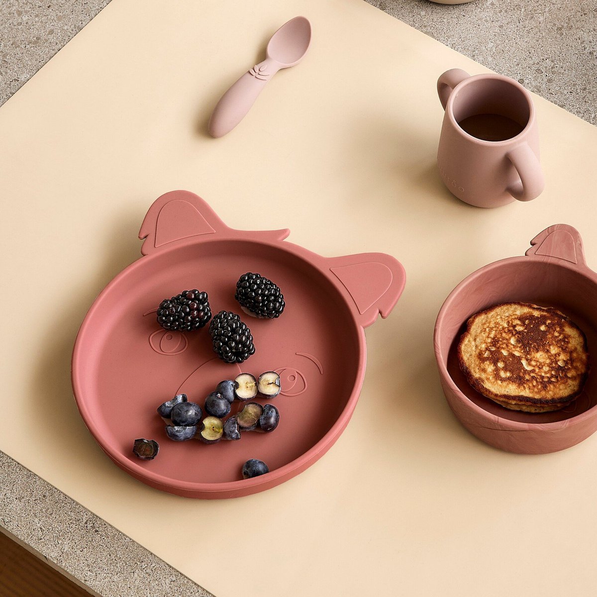 Akila assiette en silicone 2-pack Koala