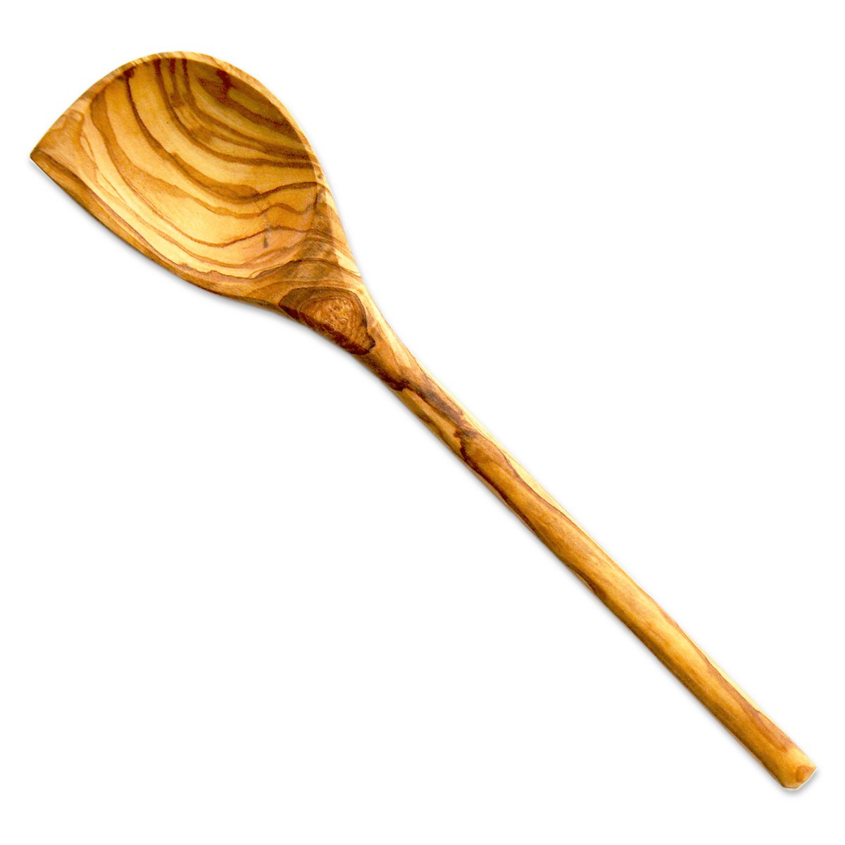 Offre TOP ! 20x cuillères de cuisine avec coin 30 cm en bois d'olivier