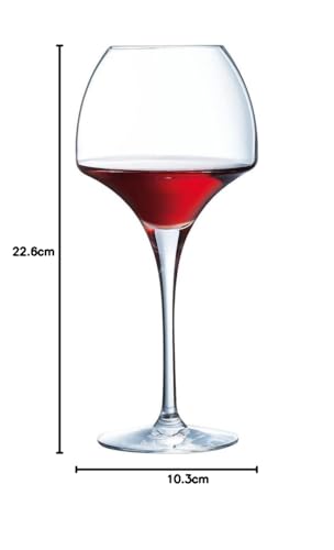 Chef & Sommelier Cristal 6 Flûtes à champagne 20 cl - Collection Open Up, White