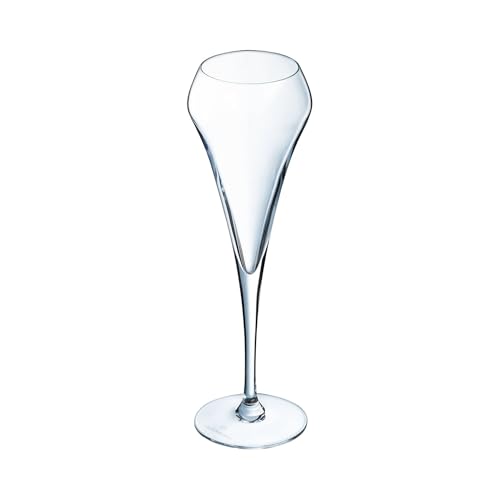 Chef & Sommelier Cristal 6 Flûtes à champagne 20 cl - Collection Open Up, White