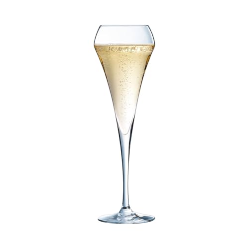 Chef & Sommelier Cristal 6 Flûtes à champagne 20 cl - Collection Open Up, White