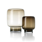 Le Vase Smoky Cube - Marron - L