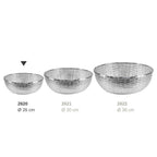 EDZARD panier panier décoratif Basso, argenté, résistant au ternissement, diamètre 26 cm