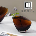 Art de la Table Vase au design innovant, forme organique ressemblant à un galet, KOOKY21AM Zistyhome art de la table