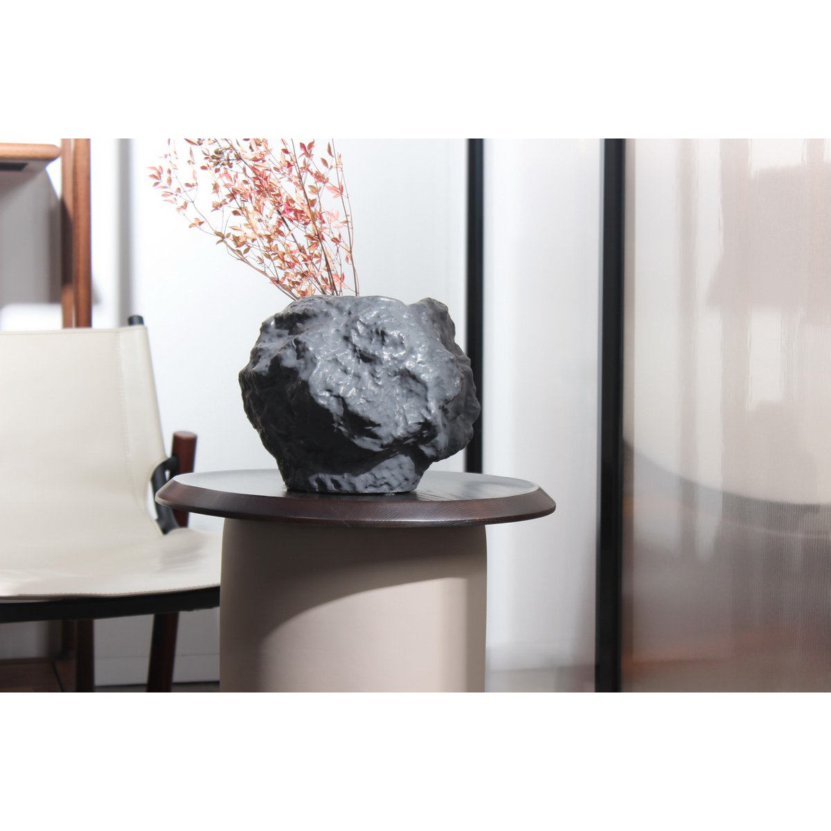 Art de la Table Vase en céramique w. look rock, design naturel tendance. CHU20ZW Zistyhome art de la table