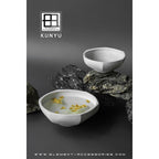 Bol de style asiatique moderne, design et finition haut de gamme, KUNYU22WH
