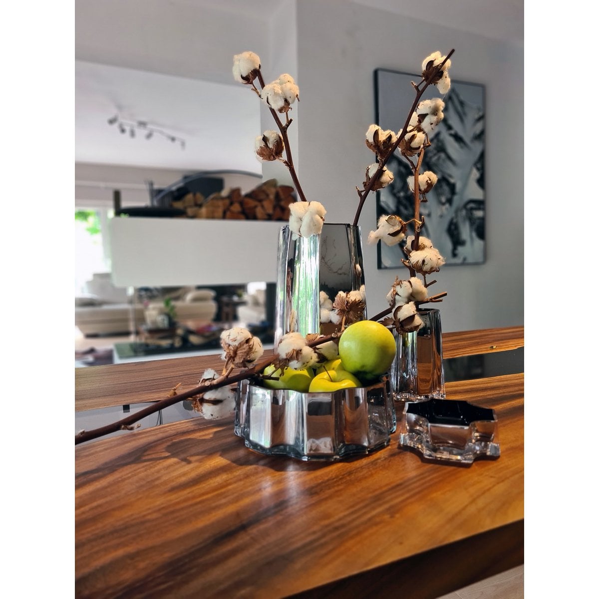 Modern-classic luxury vase, elegant design, LENOX 30 SILVER