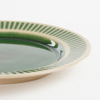 Assiette plate Elice Vert