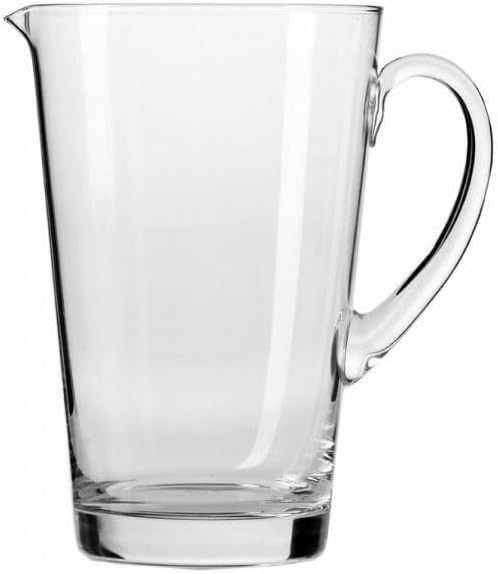 Carafe à Eau Avant-Garde | 1000ML | Moderne | Fait main | Verre cristallin | Parfait pour la maison et les restaurants | Passe au lave-vaisselle | Verre sans plomb | Résistant aux rayures