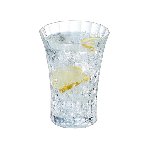 Cristal d'Arques Paris - Collection Lady Diamond - 6 Verres à pied 27 cl - Brillance, Transparence et Haute Résistance - Fabriqués en France - Emballage renforcé, adapté à la vente en ligne