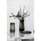 Grand bol ou récipient de luxe moderne-classique, design élégant, LENOX 05 Gris