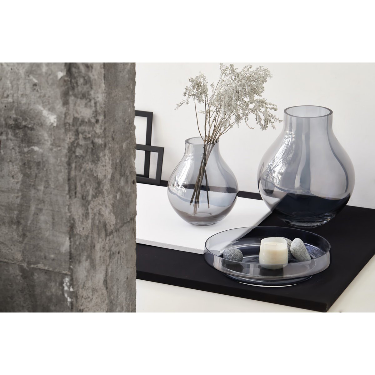 vase en verre en forme de bulbe : ENVIE26SI