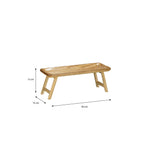 Plateau Duko marron foncé
