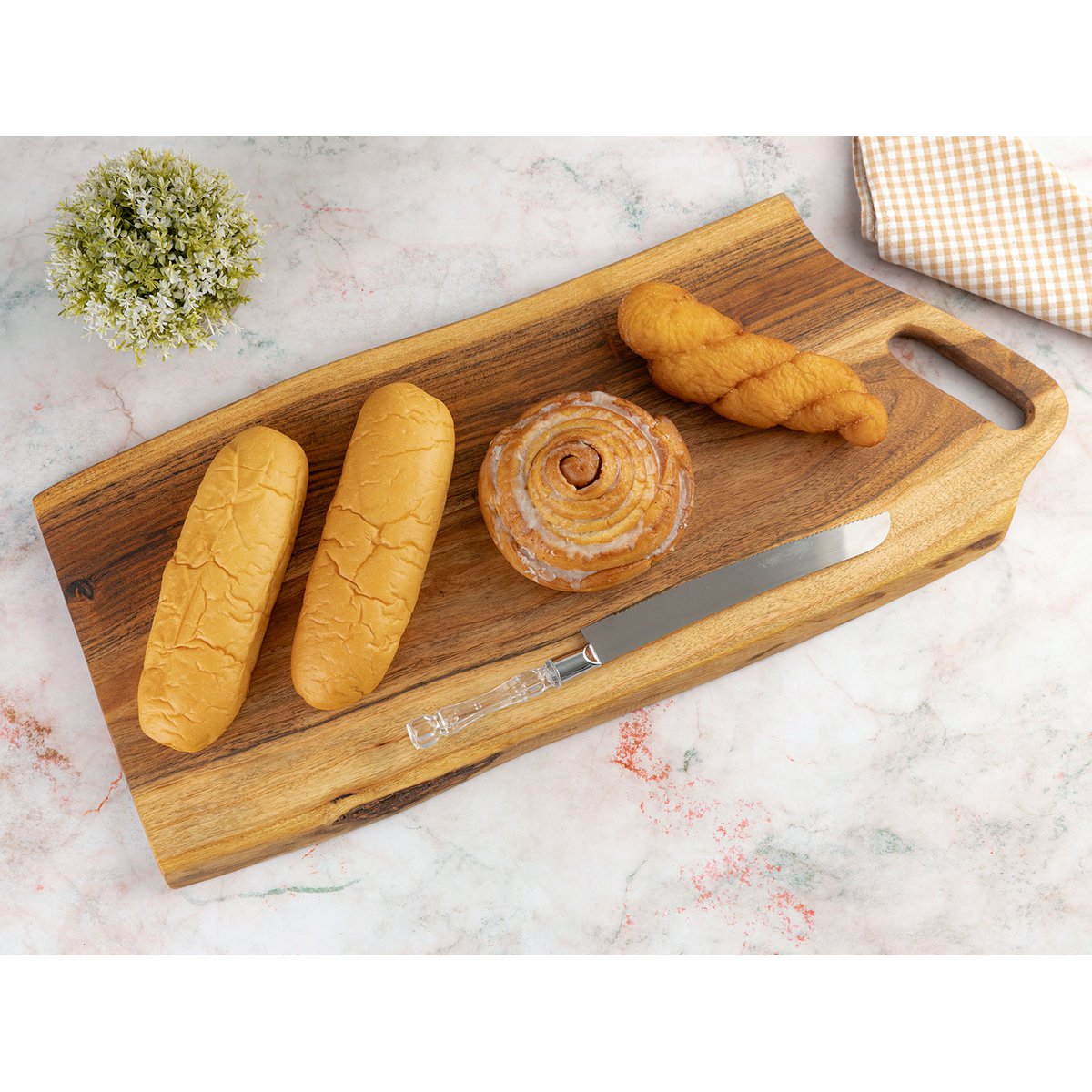 Planche de service plateau décoratif viking 60x23cm planche décorative acacia solide