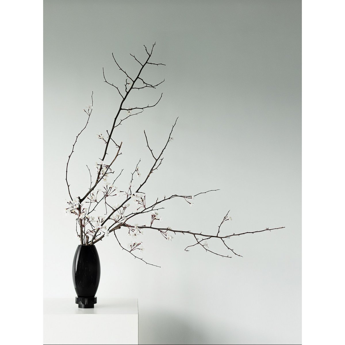 Petit vase moderne, design innovant, dos en verre haut de gamme. RUD15ZW