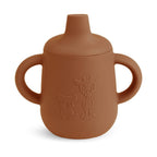 Gobelet en silicone Aiko avec couvercle sippy