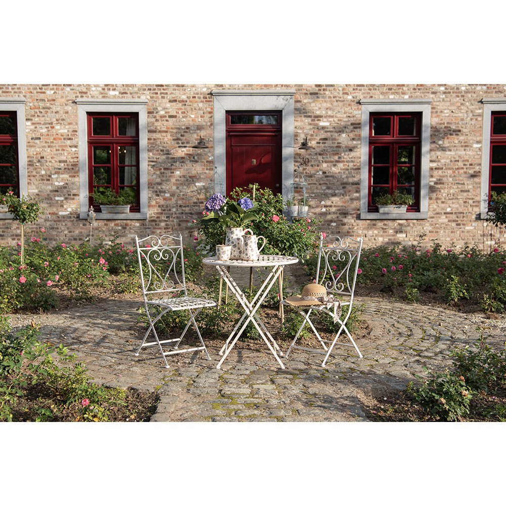 La décoration peut être de 21x15x23 cm cruche florale en céramique bleu beige