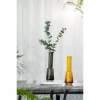 Art de la Table Grand vase design rétro moderne, couleur gris foncé, gris TYLER14 Zistyhome art de la table