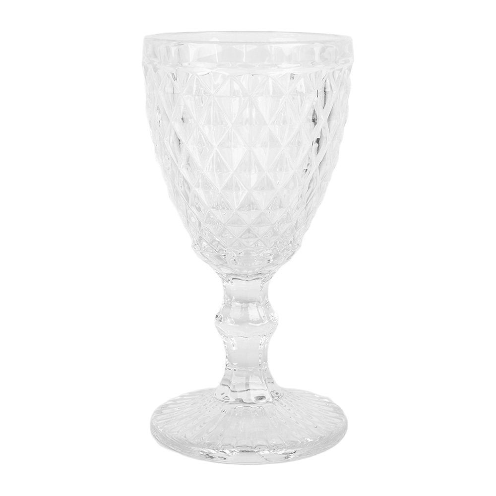 Verre à vin Ø 8x16 cm Verre Transparent