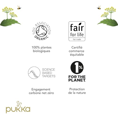 Pukka Coffret Relax, Idée Cadeau Homme et Femme, Coffret de Tisanes, Assortiment de 5 Infusions Relaxantes, 100% Bio Et Commerce Equitable, 45 sachets Tisanes