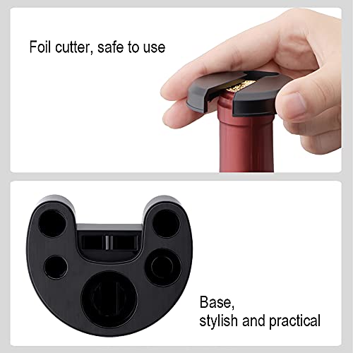 AIKARO - Ouvre Bouteille Electrique Tire Bouchon Screwpull Automatique (Kit de tire-bouchon rechargeable)