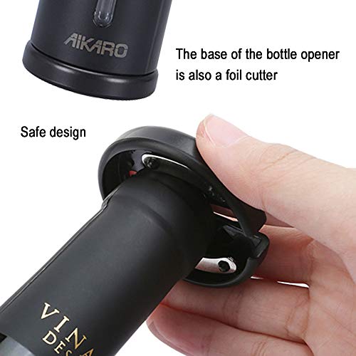AIKARO - Ouvre Bouteille Electrique Tire Bouchon Screwpull Automatique (Kit de tire-bouchon rechargeable)