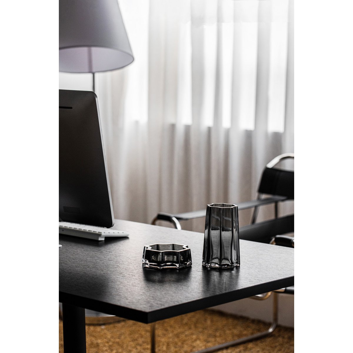 Vase de luxe moderne-classique, design élégant, LENOX 30 Gris