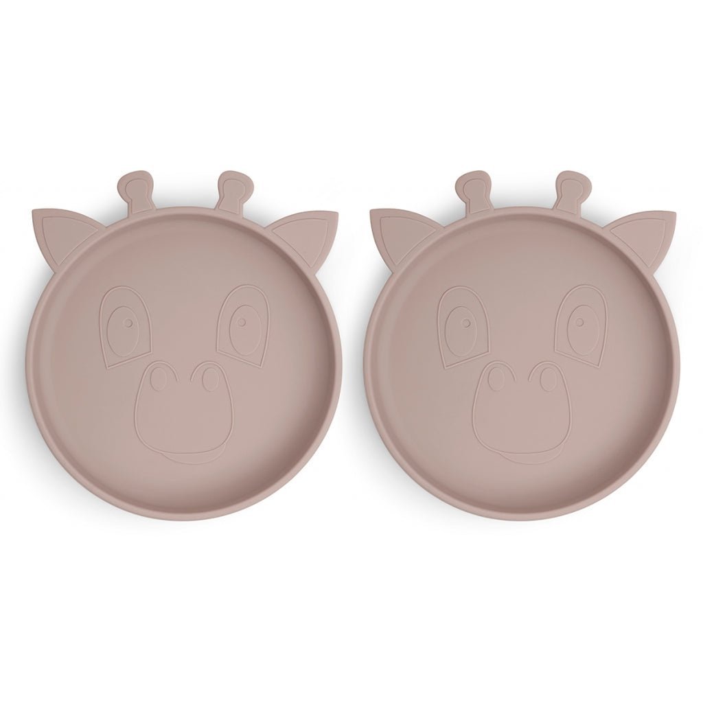Akila assiette en silicone 2-pack Girafe