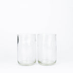 CARRY GLASS Verre à boire 400 ml lot de 2 - UPCYCLING
