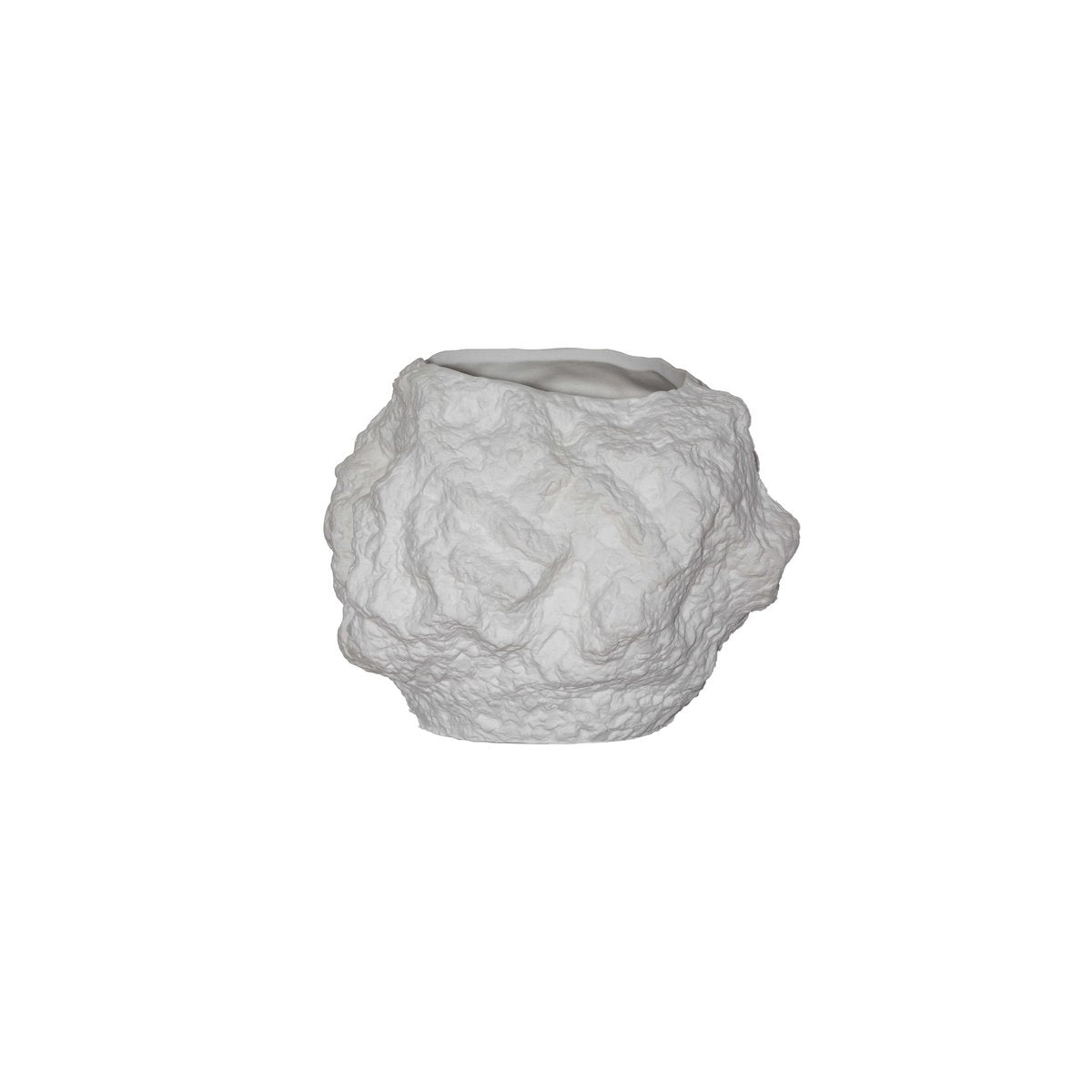 Art de la Table Vase en céramique w. look rock, design naturel tendance.CHU20WH Zistyhome art de la table