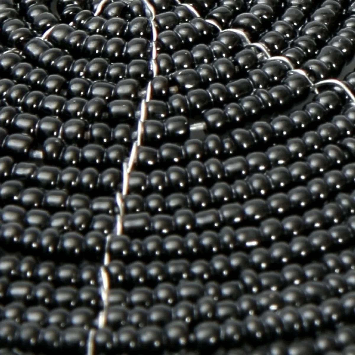 Le dessous de verre perlé - Noir