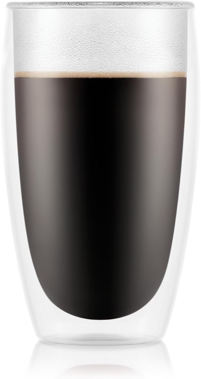 Bodum - 4557-10-12 - Pavina - Coffret de 6 Verres Double Paroi - 0.08 l, Transparent, 6 Unité