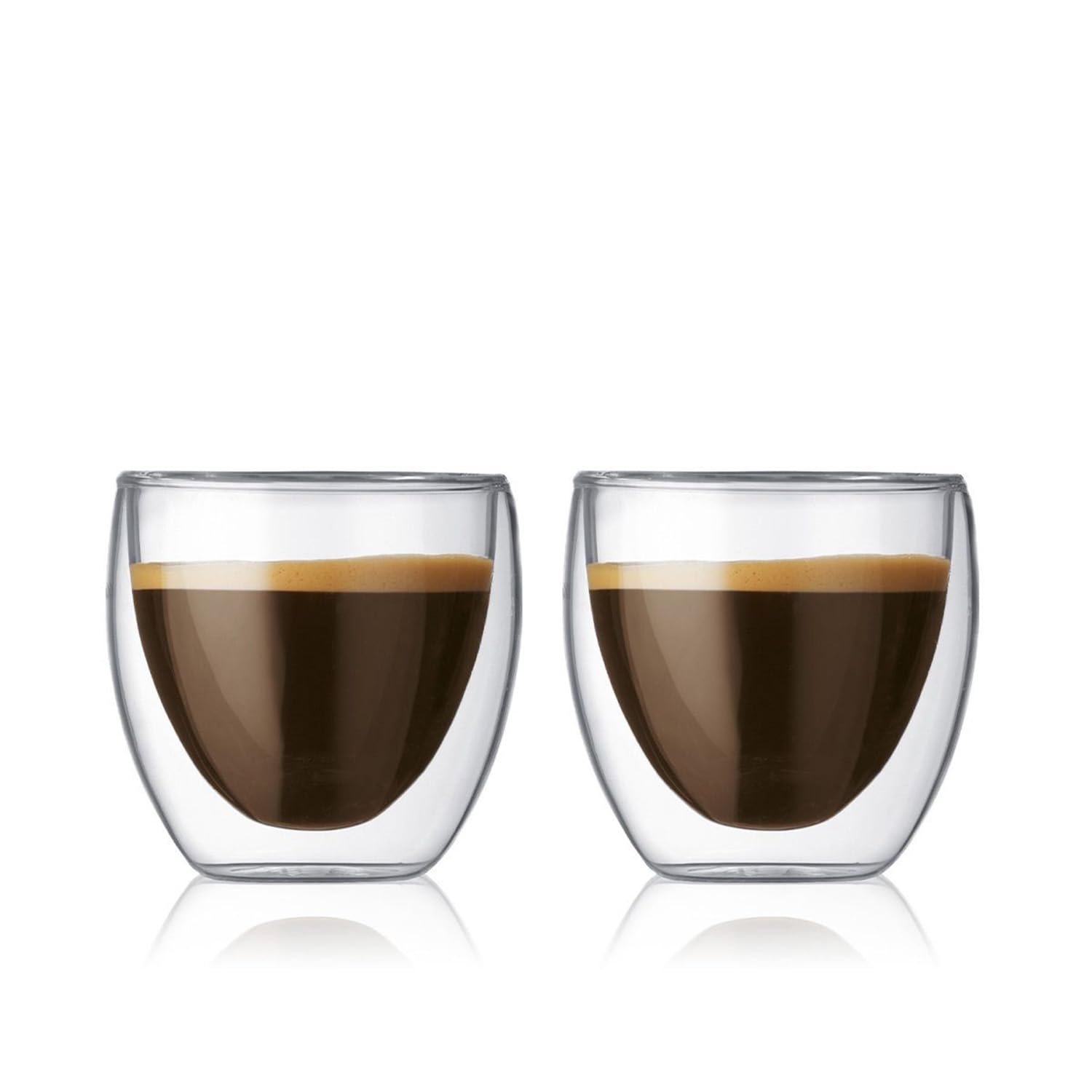 Bodum - 4559-10 - Pavina - Set de 2 Verres Double Paroi - 35 Cl - Transparent - 2 Unité