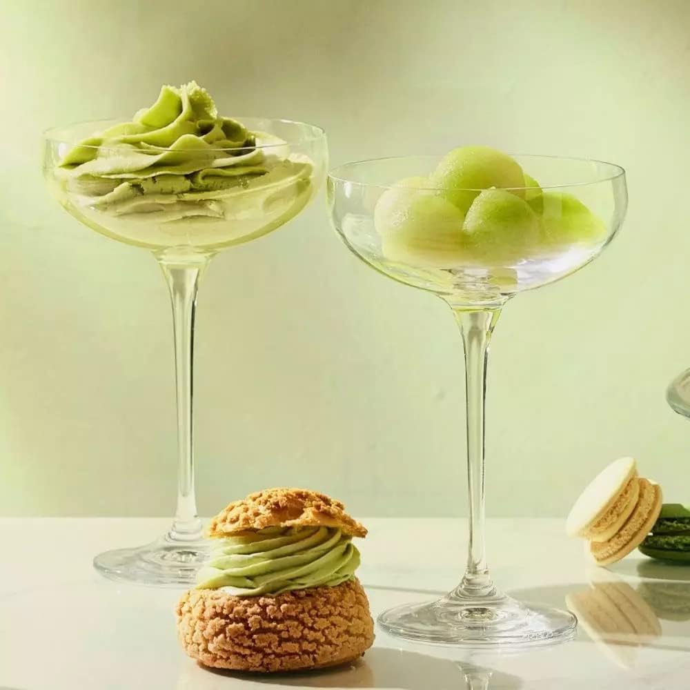 Coupe Cristal de Champagne Verre | Lot de 6 | 240 ML | Collection Harmony | Parfait la Maison, Les Restaurants, Les Fêtes | Lavable au Lave-vaisselle