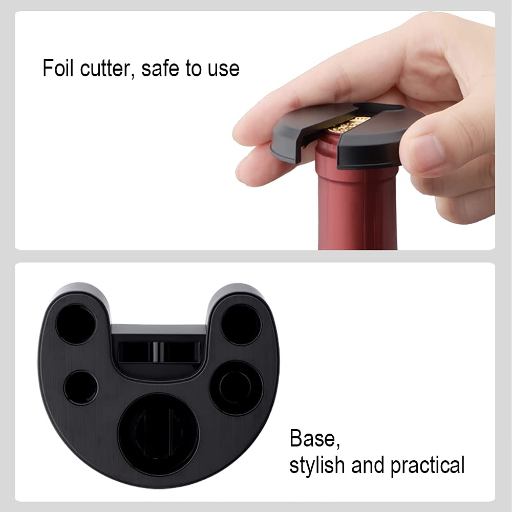AIKARO - Ouvre Bouteille Electrique Tire Bouchon Screwpull Automatique (Kit de tire-bouchon rechargeable)
