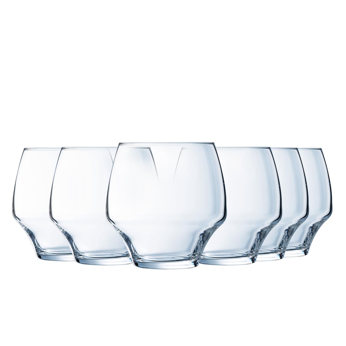 Chef & Sommelier Cristal 6 Flûtes à champagne 20 cl - Collection Open Up, White