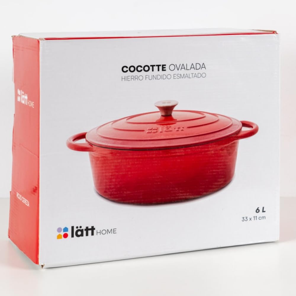 Cocotte en fonte émaillée orange. Cocotte ronde 26 x 12 cm - 4,8 l. Marmite élégante, résistante, spéciale à induction et adaptée à tous types de cuisines