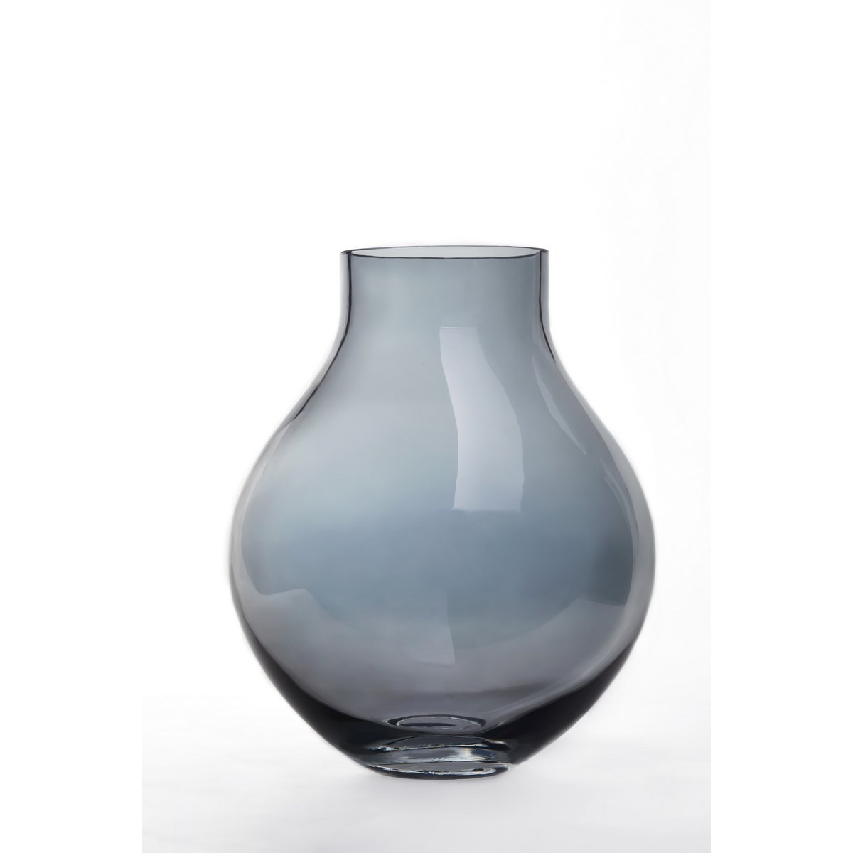 Art de la Table Vase en verre XL de forme bulbe, hauteur 36cm, ENVIE 36SI, verre épaisseur 9mm Zistyhome art de la table